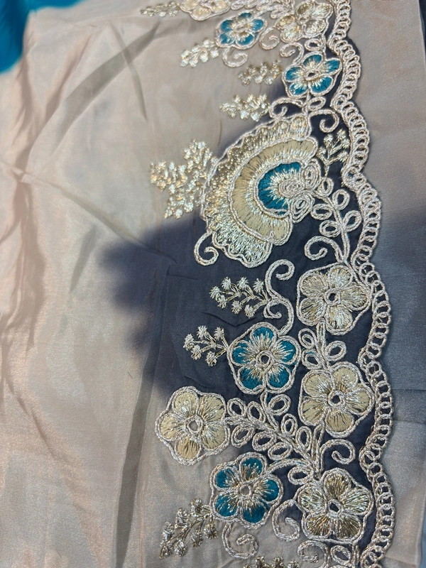 RADHE PATTA - TEAL BLUE