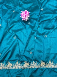 RADHE PATTA - TEAL BLUE