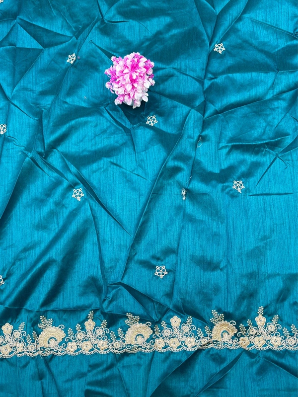 RADHE PATTA - TEAL BLUE