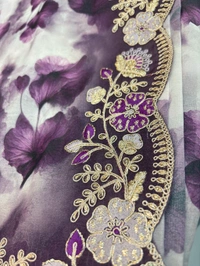RADHE PRINT - PURPLE