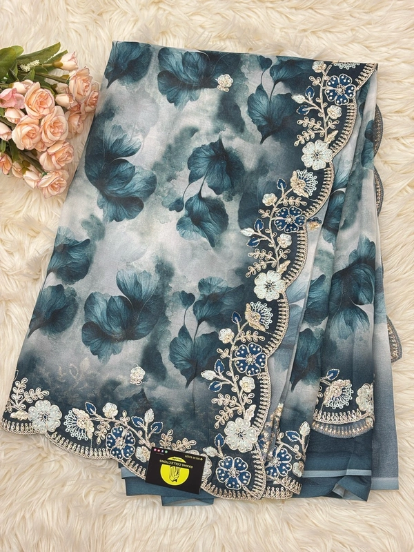 RADHE PRINT - Blue Stone
