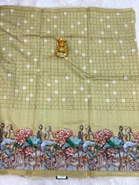 TUSSAR SILK - MUSTARD YELLOW