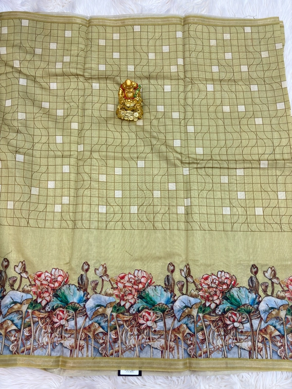 TUSSAR SILK - MUSTARD YELLOW