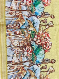 TUSSAR SILK - MUSTARD YELLOW