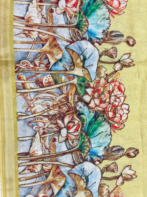 TUSSAR SILK - MUSTARD YELLOW