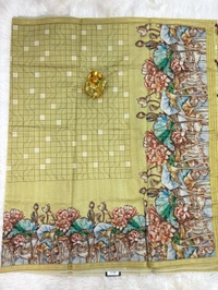 TUSSAR SILK - MUSTARD YELLOW