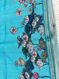 TUSSAR SILK - SKY BLUE