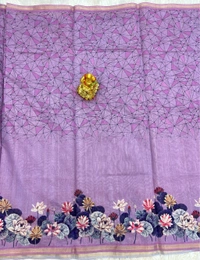 TUSSAR SILK - LAVENDER