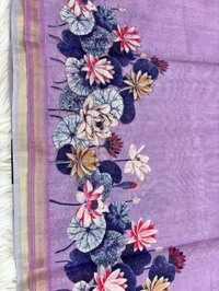 TUSSAR SILK - LAVENDER