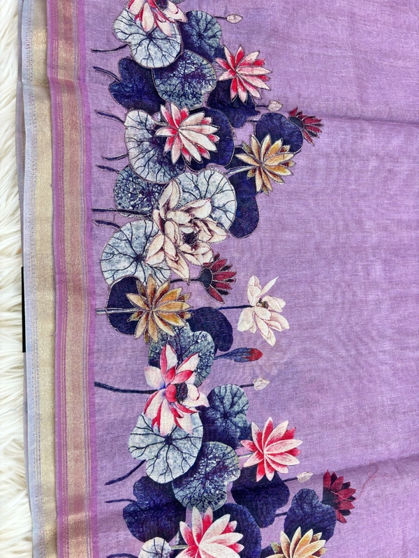 TUSSAR SILK - LAVENDER