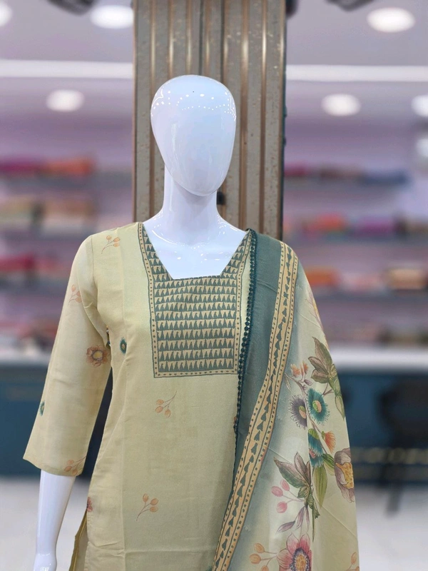 TISSUE SILK KURTI - M, Turbo