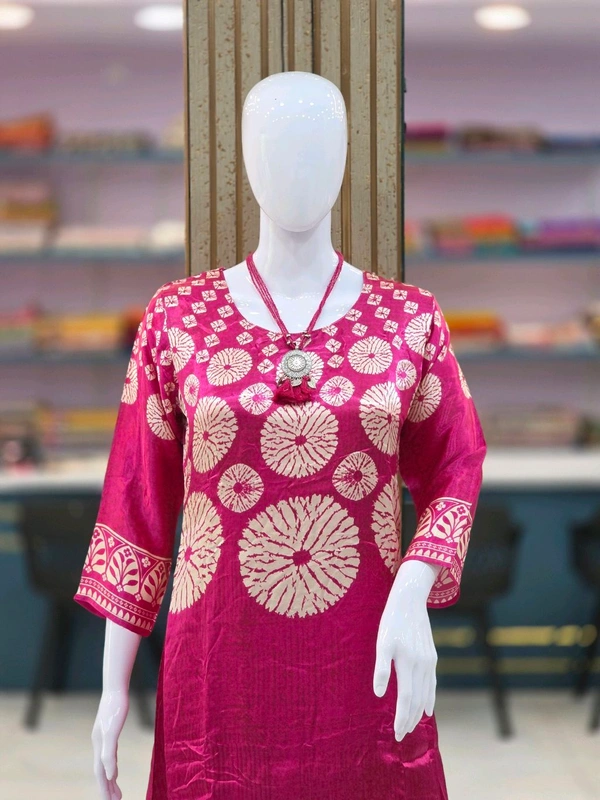 PURE GAJJI SILK - L, Rose