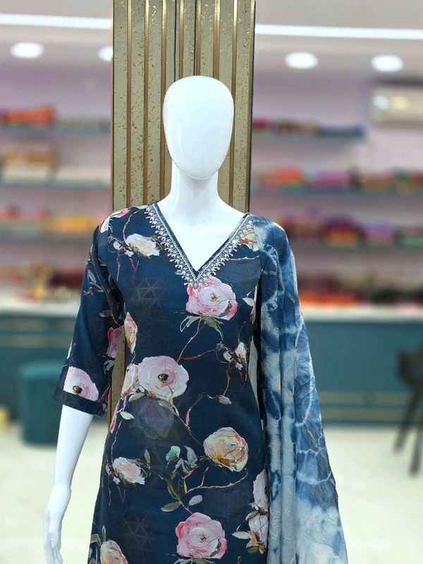 DOLA SILK DESIGNER - M, Ultramarine