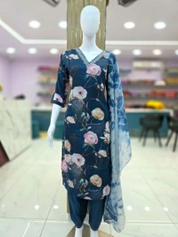 DOLA SILK DESIGNER - M, Ultramarine