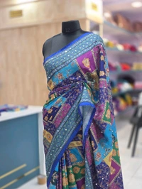 TRENDING LAYA SAREE - Blue
