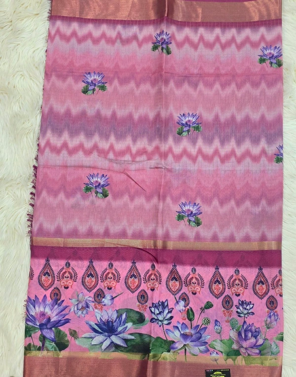 FLORAL SMALL CHECKS - RUST PINK