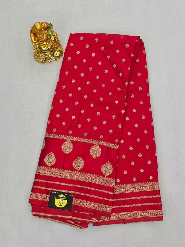 MUSHRU SILK - RED