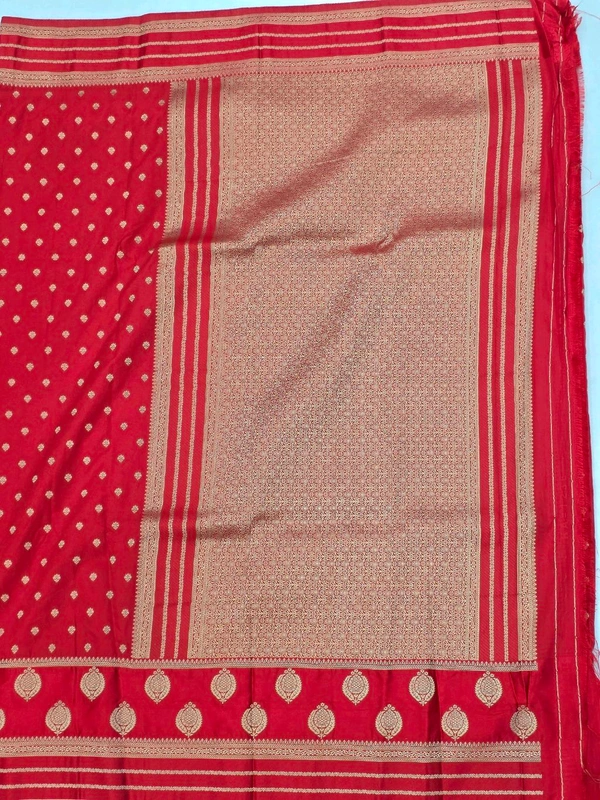 MUSHRU SILK - RED