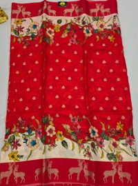 MOONGA SILK DIGITAL PRINT - RED