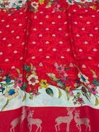 MOONGA SILK DIGITAL PRINT - RED