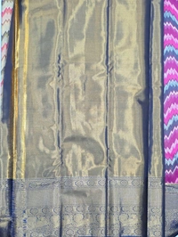 DHARMAVARAM PATTU - PINK & ROYAL BLUE