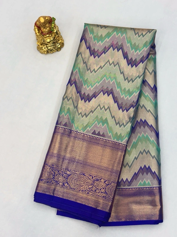 DHARMAVARAM PATTU - SAGE & LAVENDER