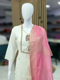 RAW SILK 3PC SUIT - 42