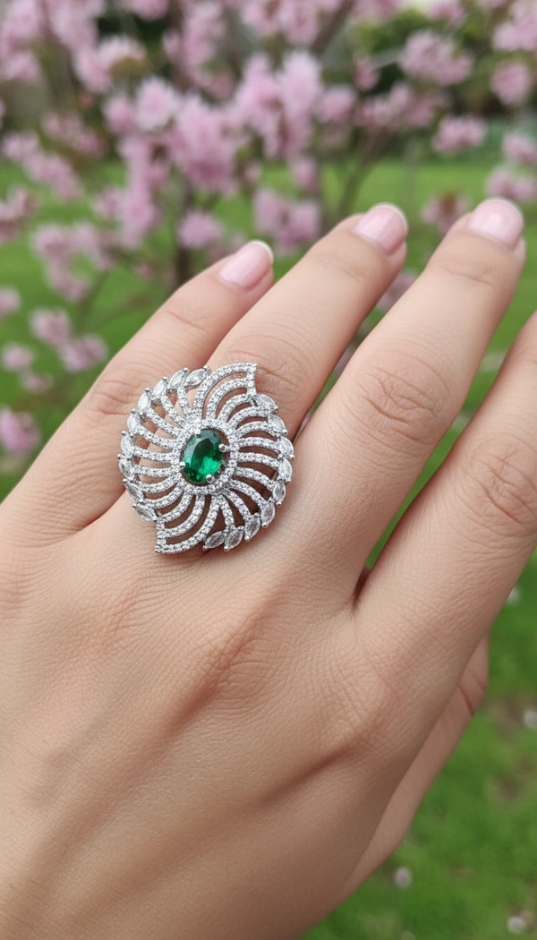 BH0663 : Women's Stylish Finger Rings Collection | Adjustable, Stone Studded, Designer, Party Wear & Daily Wear Rings - Free Size