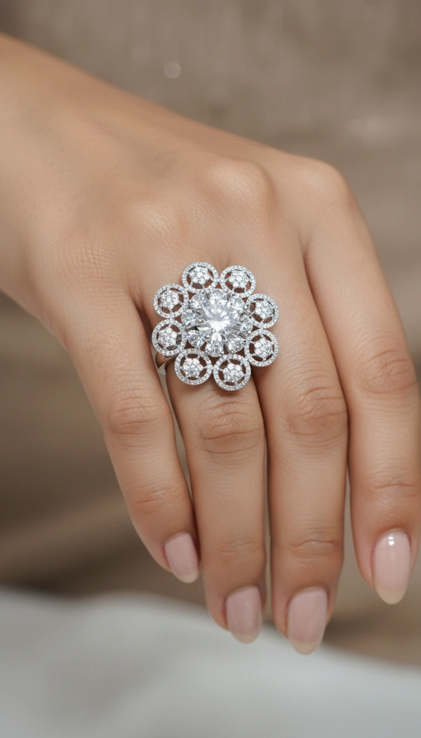 BH0695 :Women's Stylish Finger Rings Collection | Adjustable, Stone Studded, Designer, Party Wear & Daily Wear Rings - Free Size