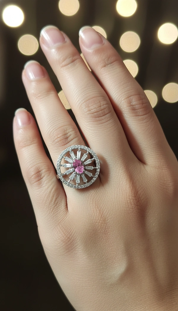 BH0633 : Women's Stylish Finger Rings Collection | Adjustable, Stone Studded, Designer, Party Wear & Daily Wear Rings - Free Size