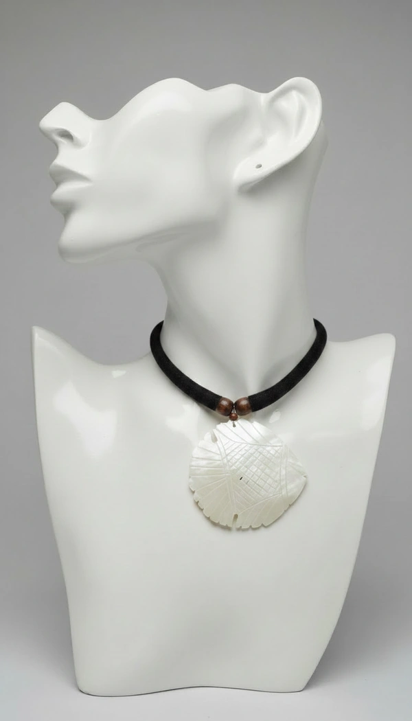 BH0364 : Handcrafted Sea Shell Necklace for Women | Beach Style Natural Shell Jewellery | Boho Ethnic Statement Necklace