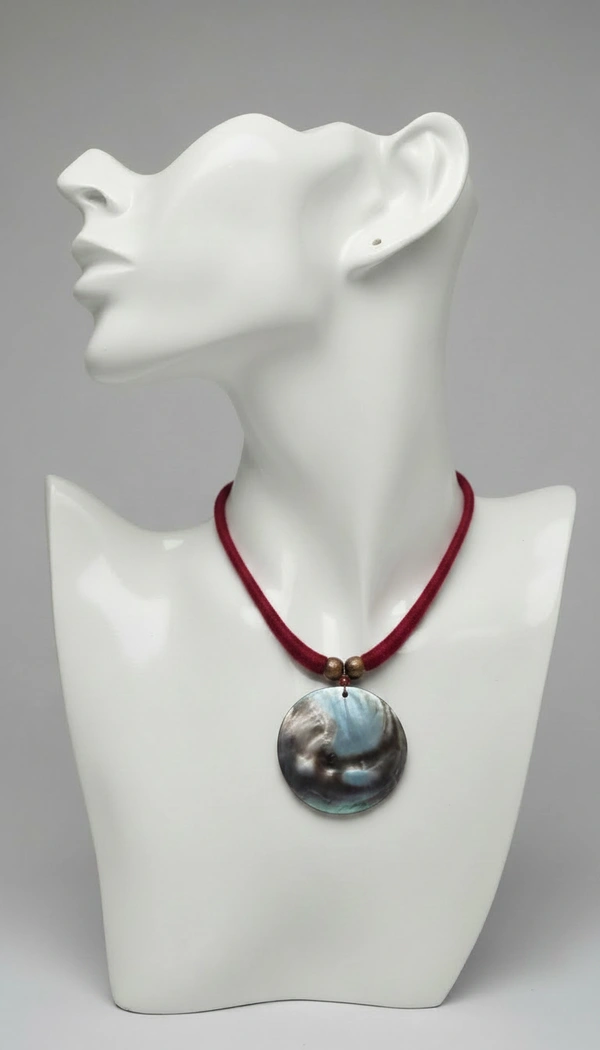 BH0370 : Handcrafted Sea Shell Necklace for Women | Beach Style Natural Shell Jewellery | Boho Ethnic Statement Necklace