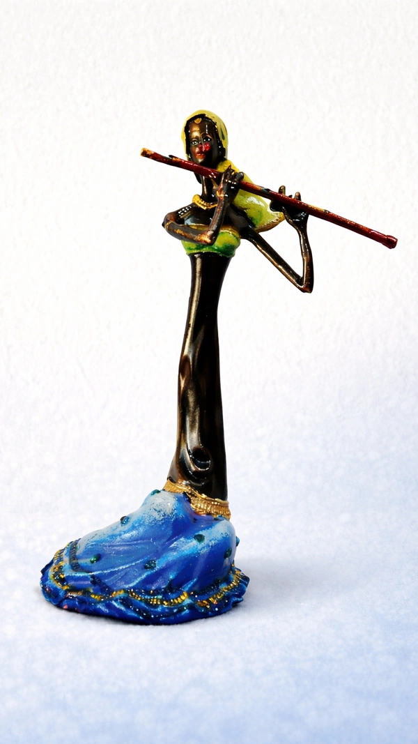 BH0001 : Elegant Poly Resin Stone Finish Artifact for Gifting & Decoration | Rajasthani Art