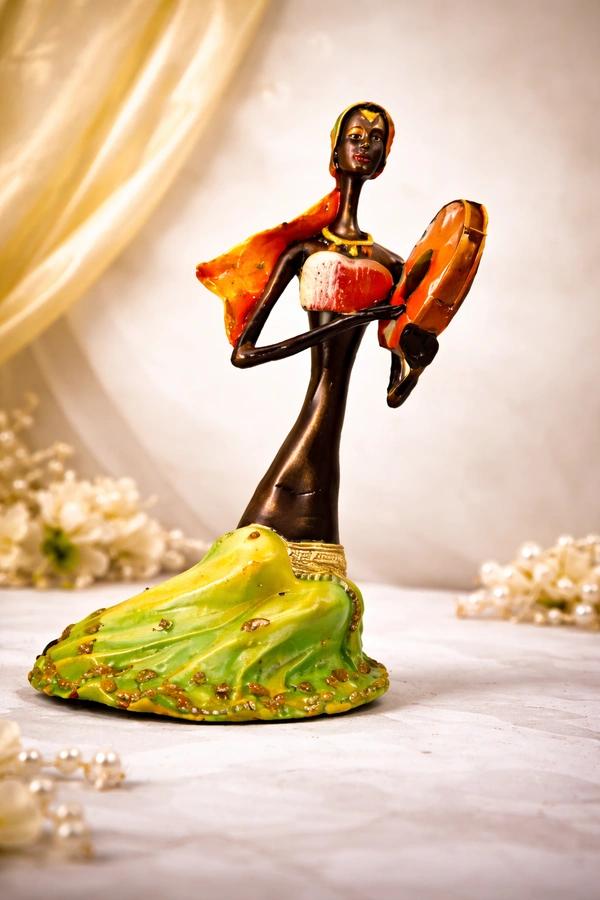 BH0006 : Elegant Poly Resin Stone Finish Artifact for Gifting & Decoration | Rajasthani Art