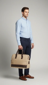 BH202 : Eco-Friendly Jute Slim Bag for | Lightweight Handmade Jute Carry Bag | Stylish Daily Use Office & Shopping Tote