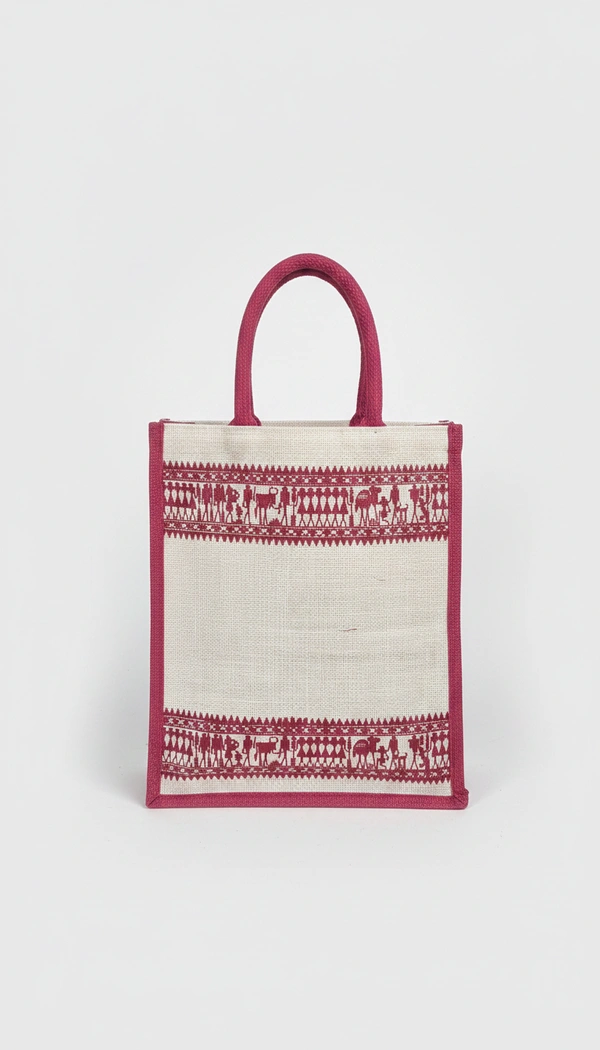 BH212 : Eco-Friendly Pure Jute Bag for Daily Use | Handmade Sustainable Shopping Tote | Durable Reusable Carry Bag | Bengal Handicraft