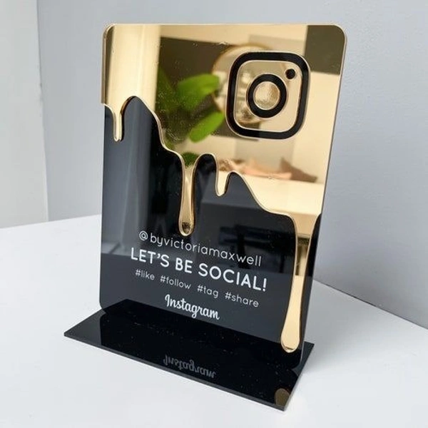 QR code Business Social Media Sign | Payment Sign | Custom Logo Sign
