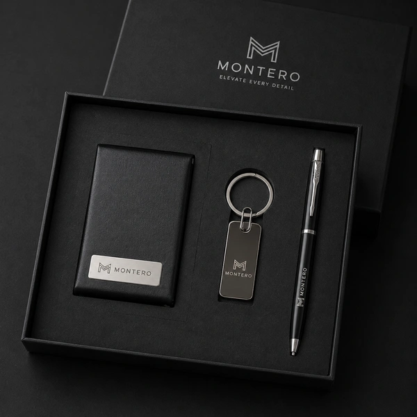 CARD HOLDER, BALL PEN & RECTANGLE KEYCHAIN | CKP10