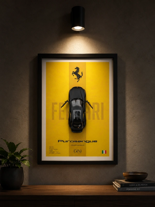 Ferrari Die-Cast Frame | Premium Display