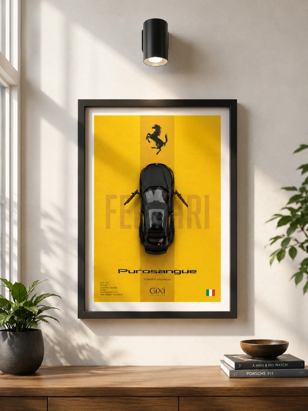 Ferrari Die-Cast Frame | Premium Display