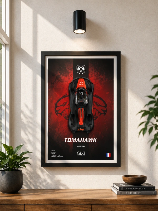 Mustang Dodge Die-Cast Frame | Premium Display