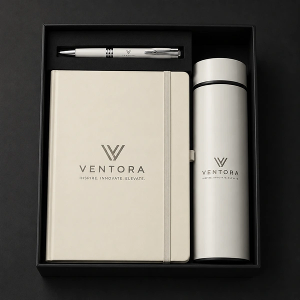 TEMPERATURE BOTTLE, BALL PEN & 160PGS HARDBOUND DIARY | DPB04