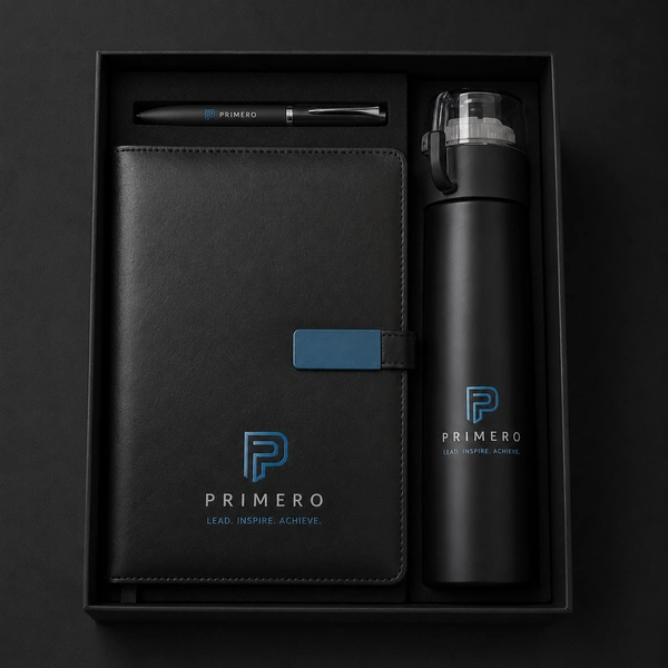 THERMOS CUP BOTTLE, BALL PEN & 190PGS HARDBOUND MAGNETIC CLIP DIARY | DPB05
