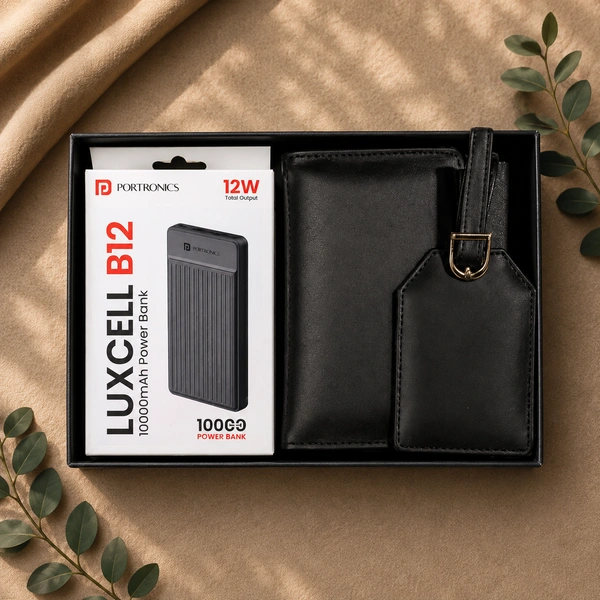 10000mAh Powerbank, Elastic Passport Cover & Bag Tag | PPB01