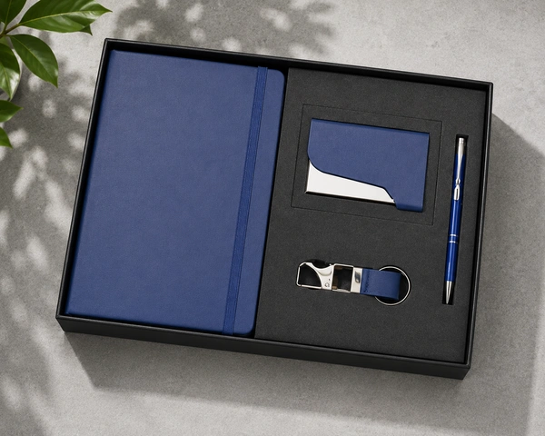 CARD HOLDER, BOTTLE OPENER KEYCHAIN, BALL PEN & 160PGS HARDBOUND DIARY | DPCK11