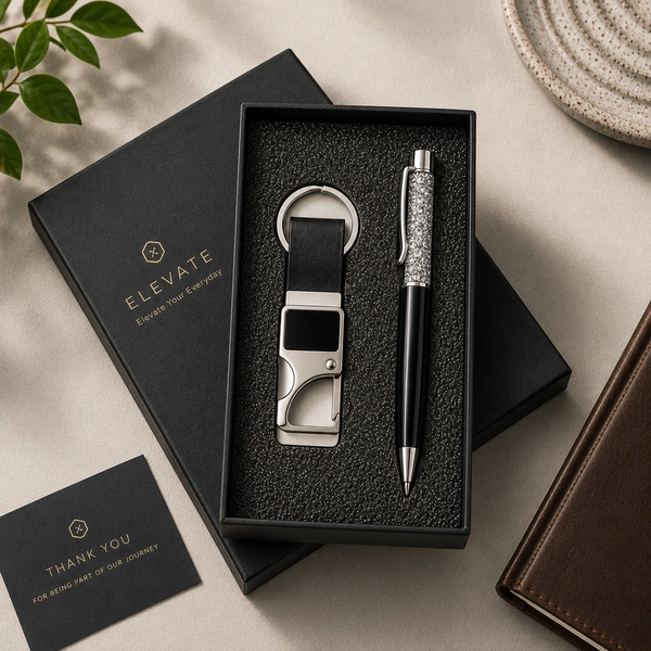 BALL PEN & BOTTLE OPENER HOOK KEYCHAIN | HPK05