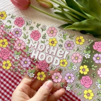 Motherhood Floral UV DTF Sticker A5 Sheet | Ready to Print Design