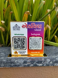 QR code Business Social Media Sign | Payment Sign | Custom Logo Sign