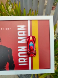 Marvel Cars Iron Man Die-Cast Frame | Premium Display