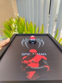 Marvel Cars SpiderMan Die-Cast Frame | Premium Display